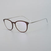 Augusta Ultra light Titanium Geometric Glasses Frame Cat Eye Frames Southood Clear tea